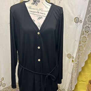 Jaclyn Smith classic extra large, silky, long sleeve cardigan